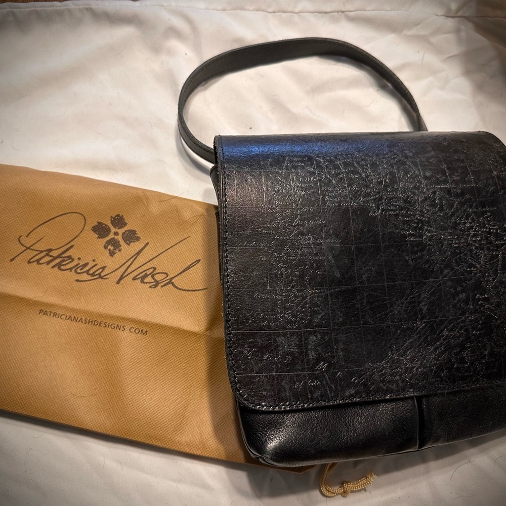 Patricia Nash Black Leather women’s or Men's Bag